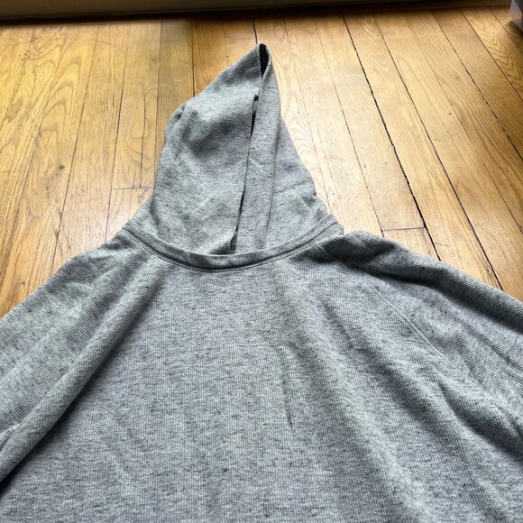 Banana Republic Size XXL Gray Hooded Long Sleeve Pullover Hoodie Sweatshirt - Picture 5 of 13